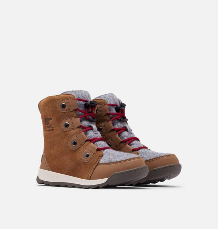 Sorel Barn Vinterkängor Brun - Youth Whitney™ Ii Suede - GBO-926805